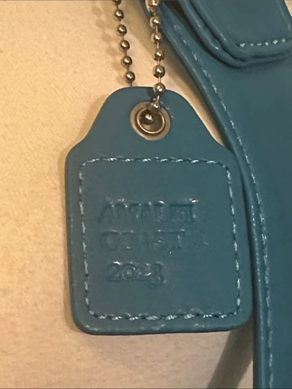 SASH Amalfi Coast 2023 Limited Edition Vegan Leather Teal Crossbody Hobo Bag